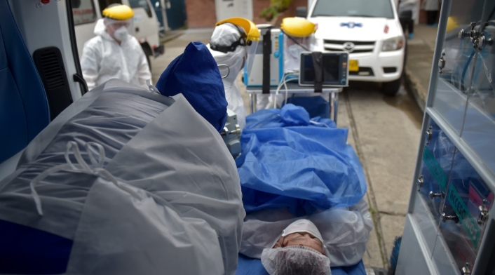 Pacientes contagiados de coronavirus en Bogotá