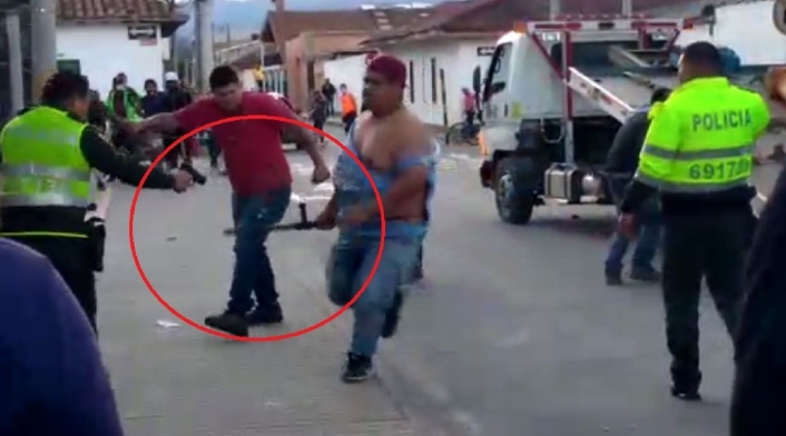 Policía dispara a un ciudadano en Tocancipá