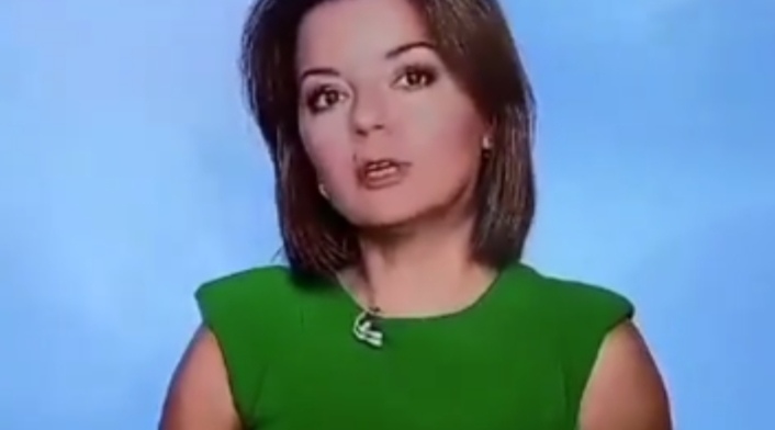 Presentadora pierde un diente