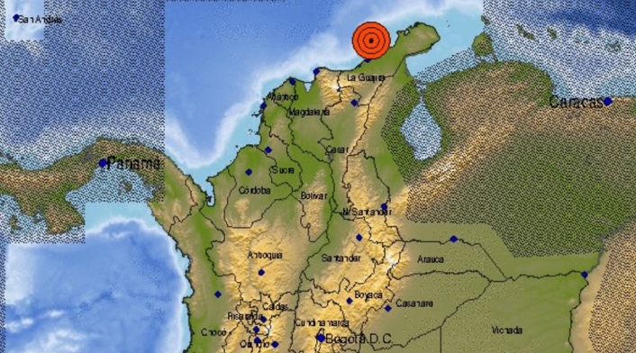 Sismo en La Guajira