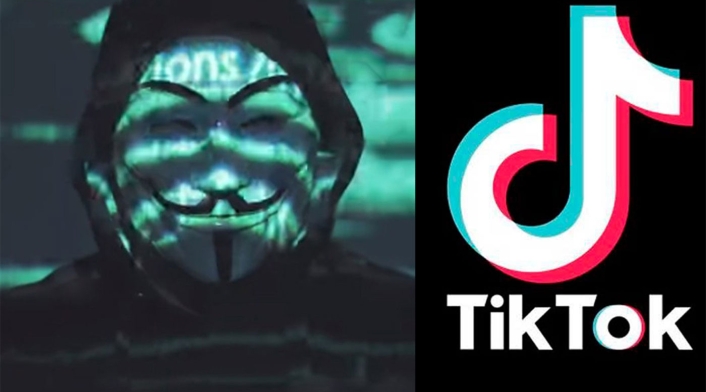 Anonymous y TikTok
