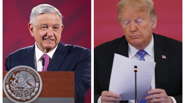 Trump y López Obrador