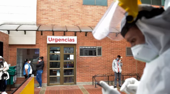 Coronavirus en Bogotá / hospital San Blas
