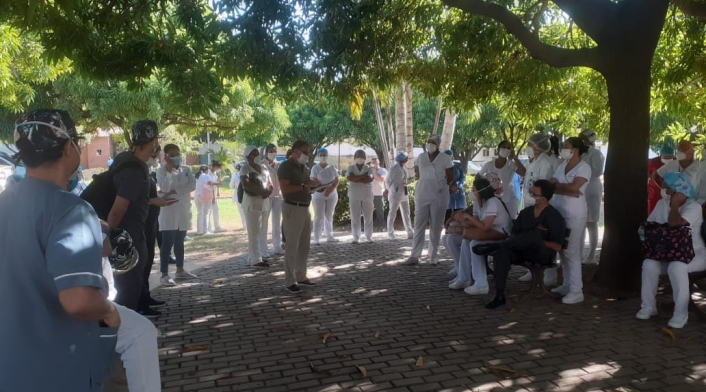 Médicos del hospital regresan al Cese de actividades.