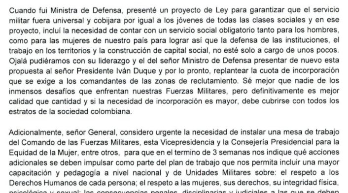 CARTA VICEPRESIDENCIA
