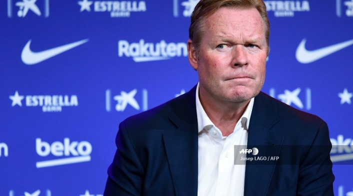 Ronald Koeman, técnico del Barcelona