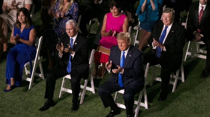 Donald Trump en convención republicana