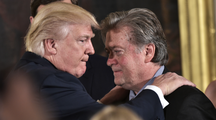 Steve Bannon y Donald Trump