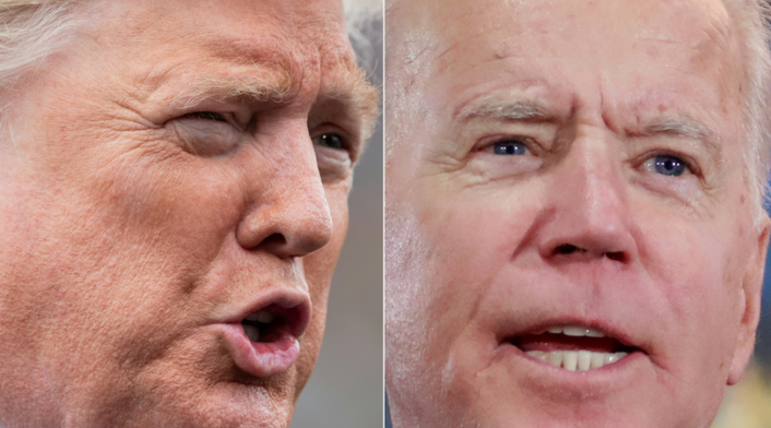 Joe Biden y Donald Trump