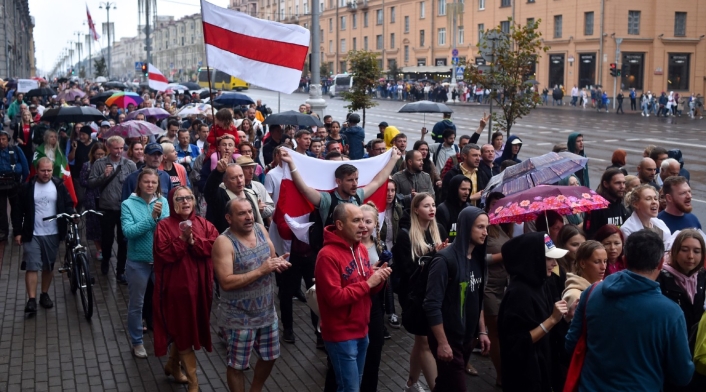 Protestas en Bielorrusia por reelección de Aleksandr Lukashenko