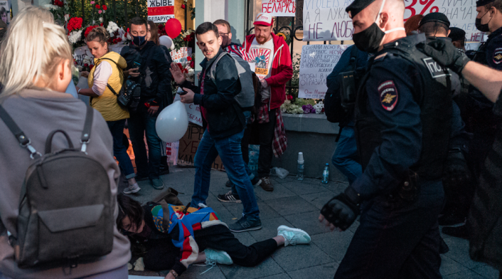 Manifestaciones en Bielorrusia