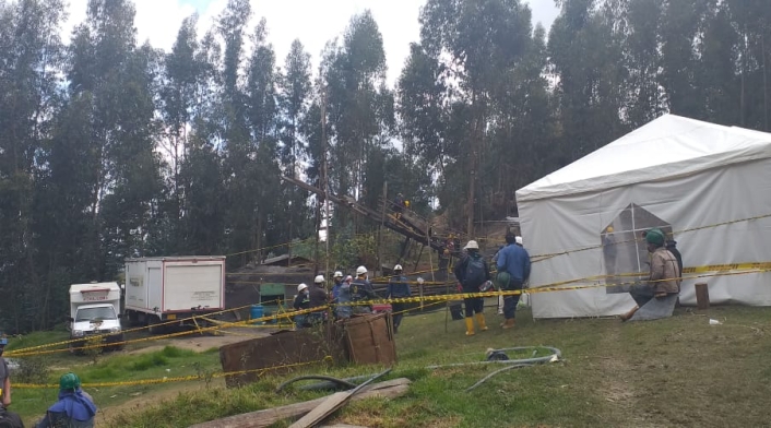 Mina Río Chiquito, vereda Morcá.