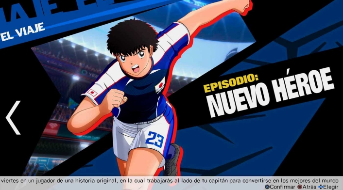 Opciones de Captain Tsubasa: Rise of New Champions