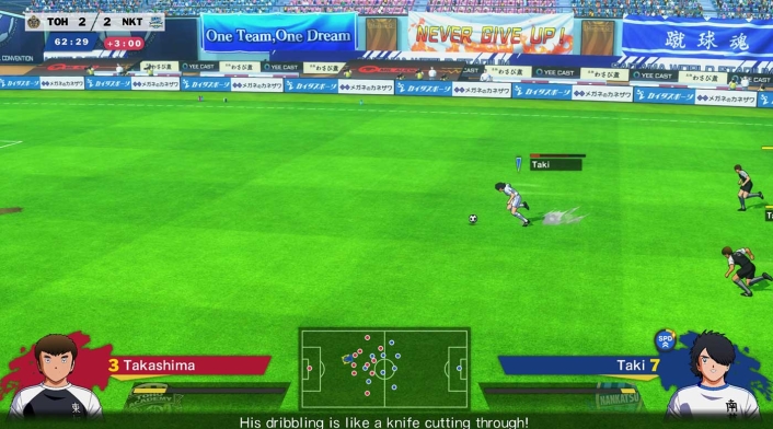 Juego de fútbol de Captain Tsubasa: Rise of New Champions