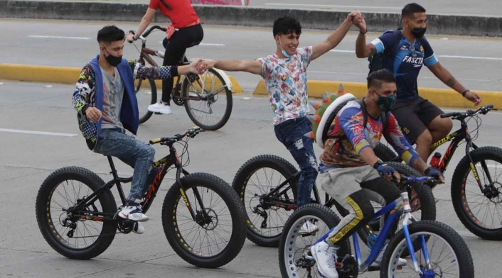 Ciclovía en Bogotá después de cuarentena, 30 de agosto de 2020