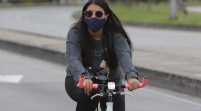 Ciclovía en Bogotá después de cuarentena, 30 de agosto de 2020