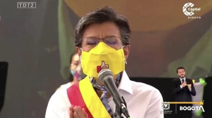 Claudia López, alcaldesa de Bogotá