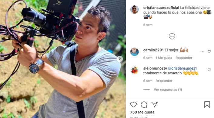 Cristián Suárez, llorón de Protagonistas de Nuestra Tele