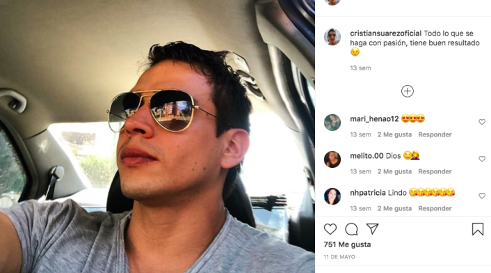 Cristián Suárez, llorón de Protagonistas de Nuestra Tele