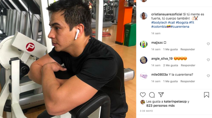 Cristián Suárez, llorón de Protagonistas de Nuestra Tele