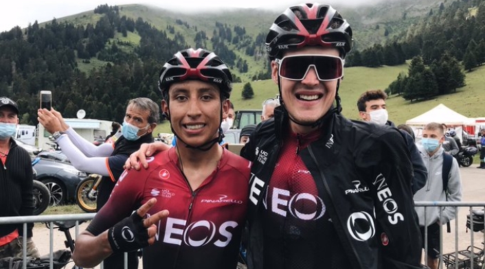 Egan Bernal y Sivakov - Ruta de Occitania