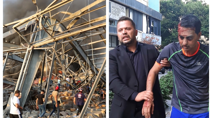 Víctimas de explosión en Beirut, Líbano Explosión en Beirut, Líbano