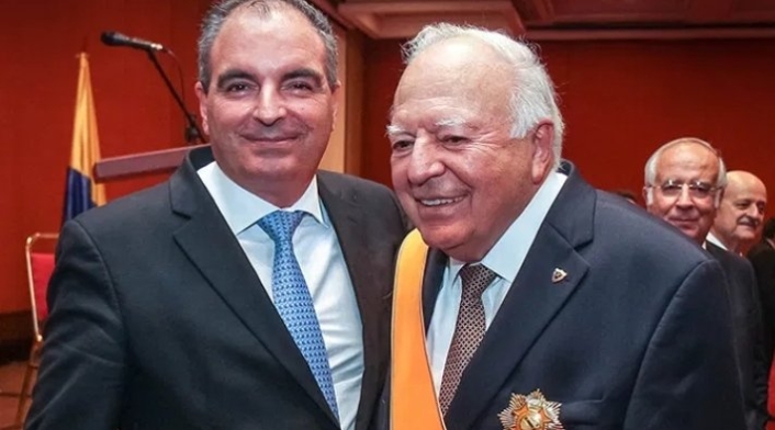 Aurelio Iragorri hijo y Aurelio Iragorri papá