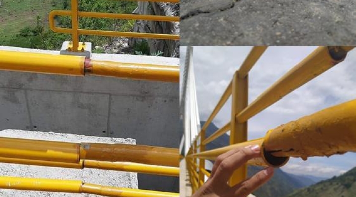 Puente afectado, constructora responde