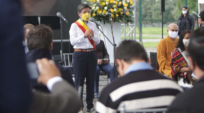 Claudia López / Celebración de cumpleaños de Bogotá en pandemia
