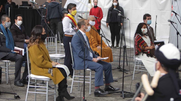 Claudia López / Celebración de cumpleaños de Bogotá en pandemia