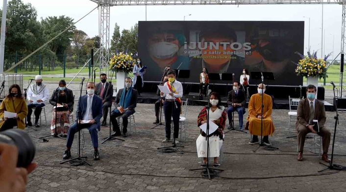 Claudia López / Celebración de cumpleaños de Bogotá en pandemia