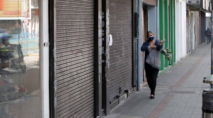 Localidades en cuarentena / protesta de comerciantes por nueva cuarentena sectorizada