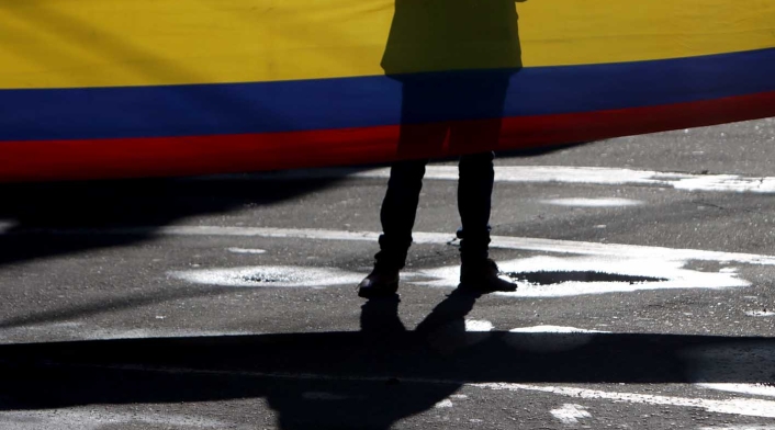 Protestas de comerciantes paralizan a Bogotá