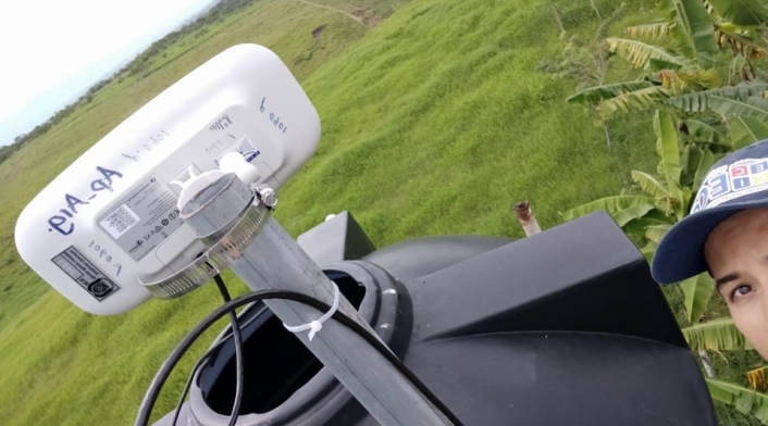 Instalación Internet vereda - José Noé Sanchez