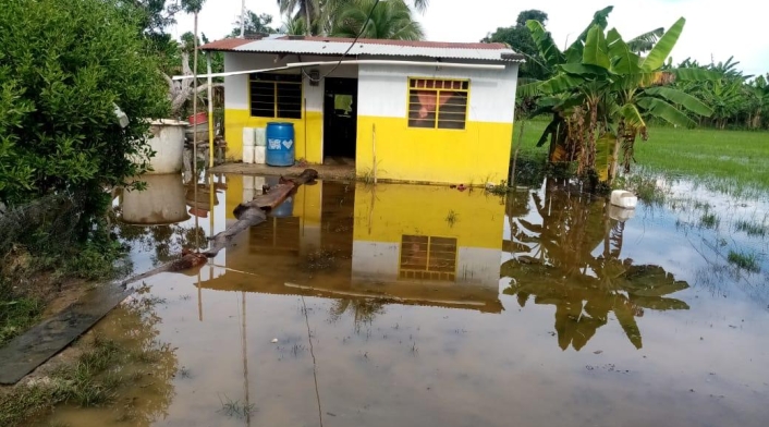 Las inundaciones son ocasionadas por el río Sinú.