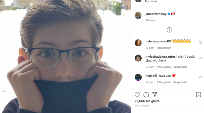 Jacob Tremblay, protagonista de la película Wonder