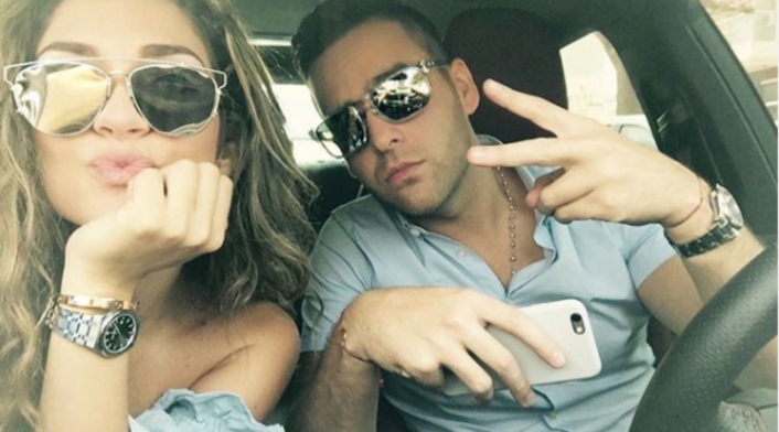 Kimberly Reyes y Federico Severini
