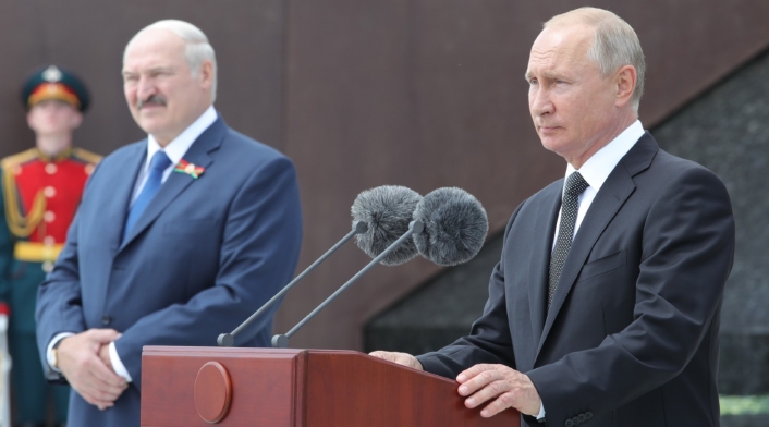 Putin y Lukashenko