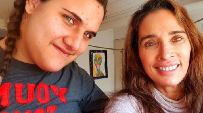 Luly Bossa y su hijo Ángelo