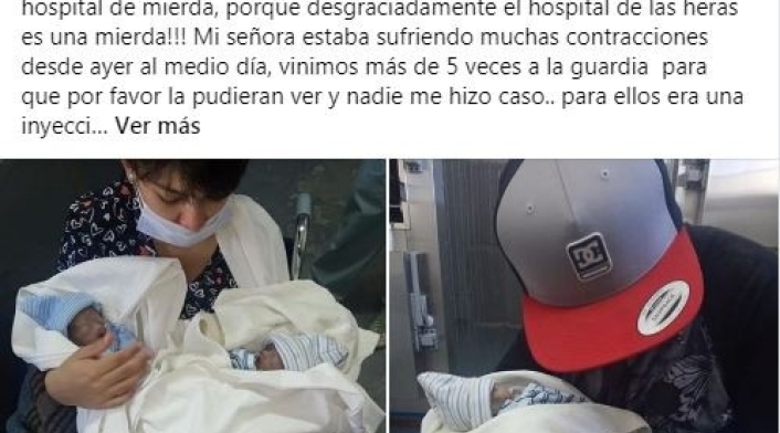 Miguel Ruiz y los gemelos fallecidos