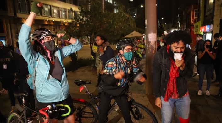 Protestas Bogotá 4 de agosto 2020