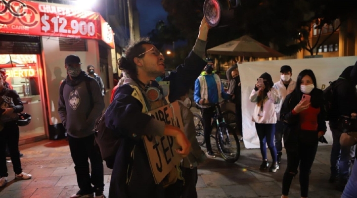 Protestas Bogotá 4 de agosto 2020