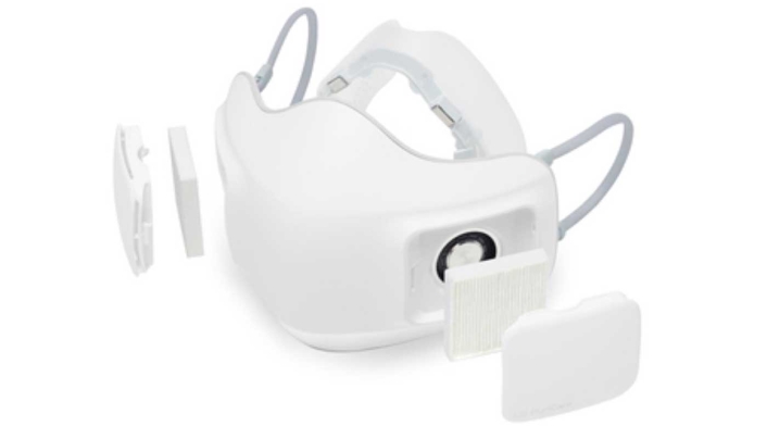 LG crea tapabocas con purificador de aire