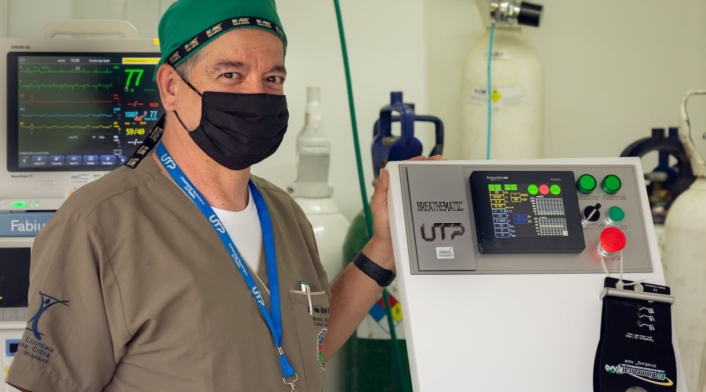 Ventilador mecánico “Breathematic”, creado en la UTP