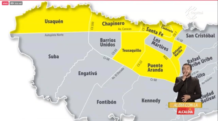 Cuarentena por localidades en Bogotá Cuarentena por localidades en Bogotá