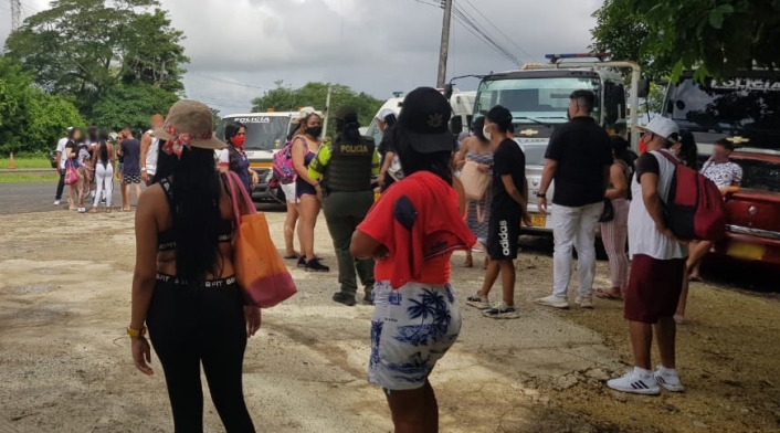 Sorprenden a personas de paseo en Cartagena