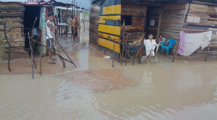 Familias debieron abandonar sus viviendas.