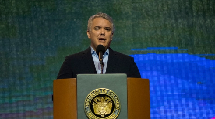 Presidente Iván Duque, en la Caminata por la Solidaridad
