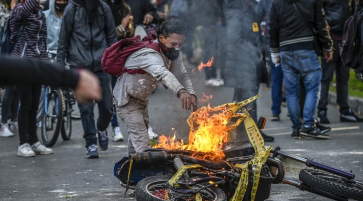Protestas y disturbios en Bogotá y otras capitales, por la muerte de Javier Ordóñez.