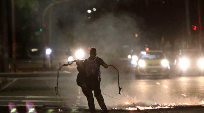 Protestas en Bogotá